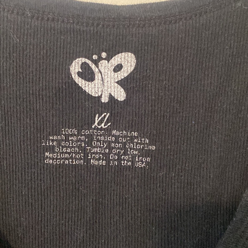 Olivia Rodrigo Sour Tour Black Tank XL Merchandise - Picture 2 of 4